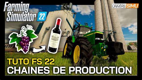 Tuto Farming Simulator 22 Comment Utiliser Les Chaines De Production Youtube