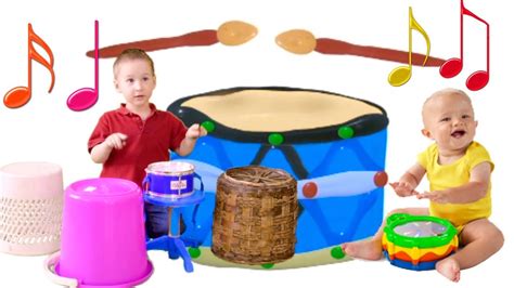 Musical Instruments Sounds For Kids Kids Play Drums Musicmakers