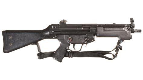 Heckler And Koch Mp5a2 Submachine Gun Class Iii Nfa Rock Island Auction