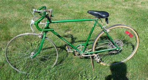 Vintage 1970s Schwinn Collegiate Green Bicycle Original And Authentic