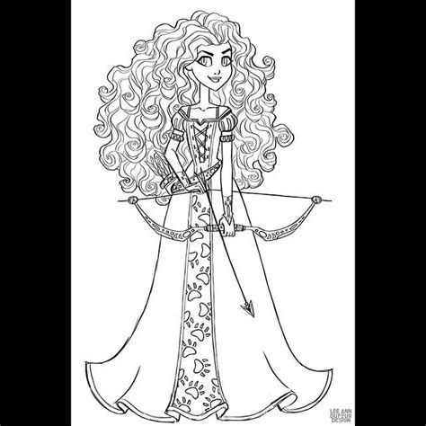 Lee Ann On Instagram Merida Illustration Disney Fashion Art