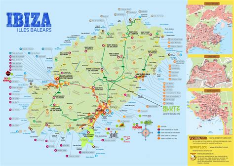 Mapa de ibiza Ibiza isla Ibiza españa