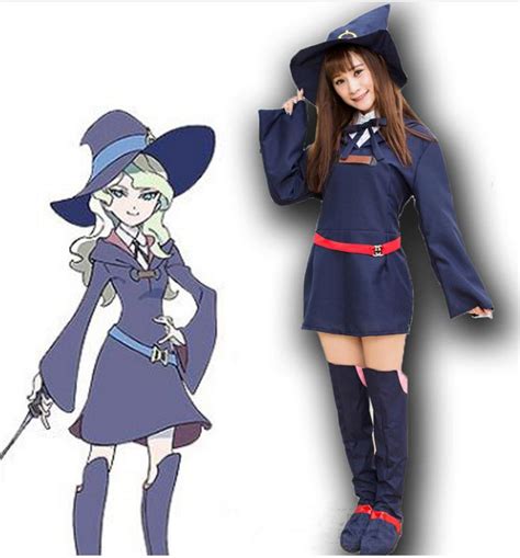 Little Witch Academia Cosplay Costume Kagari Atsuko Sucy Manbavaran