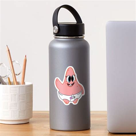 Baby Patrick Star Sticker By Flawlesscheese Redbubble