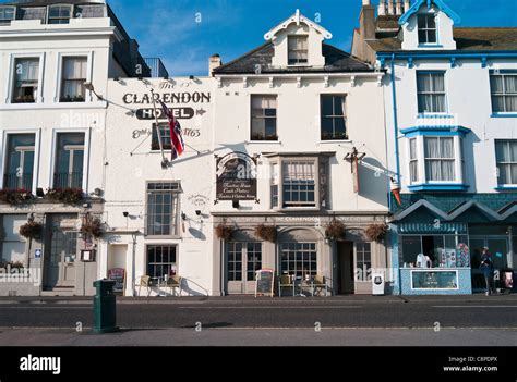 The Clarendon Hotel Deal Kent Uk On The Seafront Stock Photo Alamy