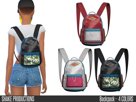 The Sims Resource Lookbook Shakeproductions 45 6 Backpack