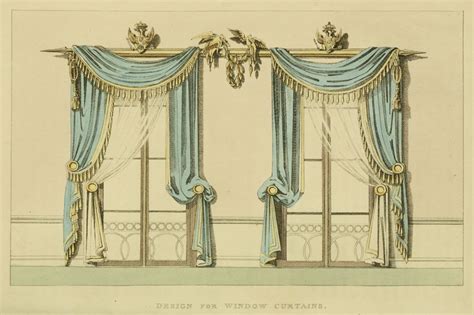 My Fanciful Muse Regency Era Curtains Ackermanns Repository