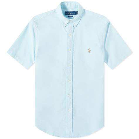 Polo Ralph Lauren Short Sleeve Oxford Button Down Shirt Polo Ralph Lauren