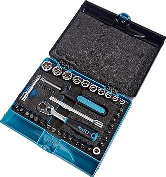 Hazet 853 1 6 Point Socket Set 6 3mm Amazon Co Uk DIY Tools