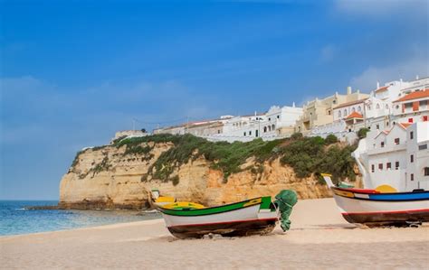 Premium Photo Cute Landscape Marine Town Of Carvoeiro Portugal