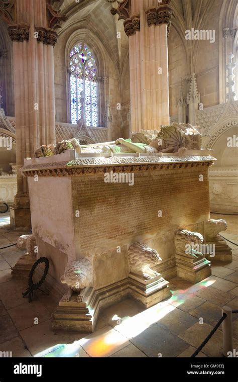 Tombs Of King John I And Queen Philippa Of Portugal At The Monastery Of