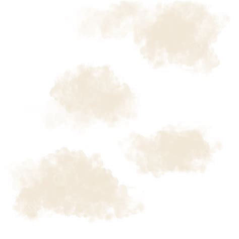 Gambar Empat Awan Putih Awan Putih Alam Png Transparan Clipart Dan