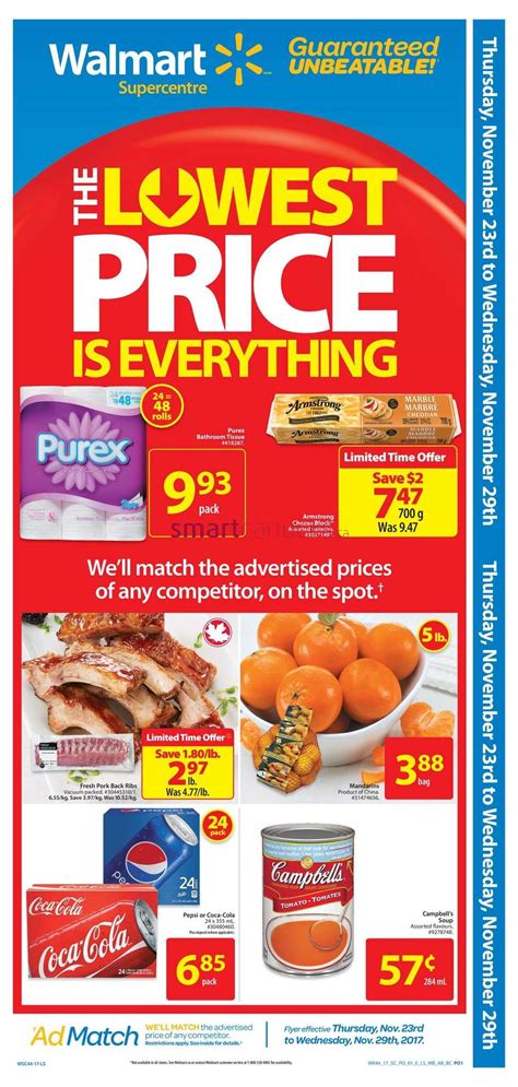 Walmart Supercentre West Flyer November 23 To 29