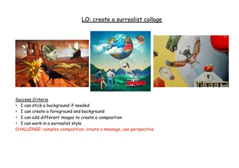 Surrealist Collages By Megaalex66 Teaching Resources