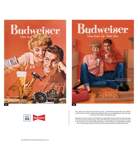 Budweiser Womens Day Sexist Ads Campaigns Of The World