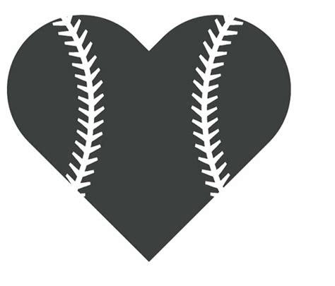 Download High Quality baseball clipart heart Transparent PNG Images