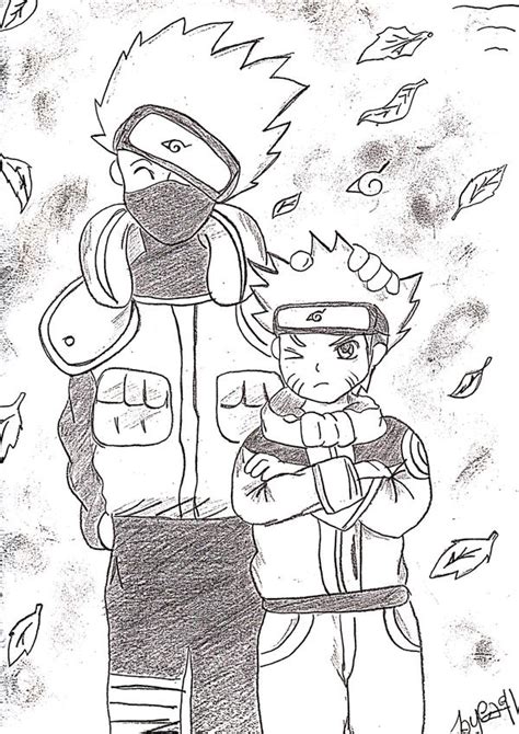 Kakashi And Naruto By Jayla91 On Deviantart