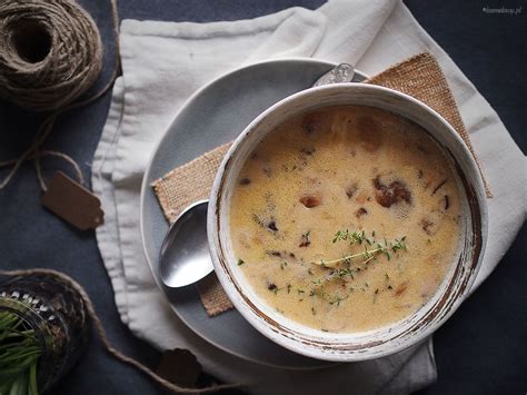 Add flour and stir 1 minute. Zupa grzybowa z brie / Mushroom and brie soup - Blog ...