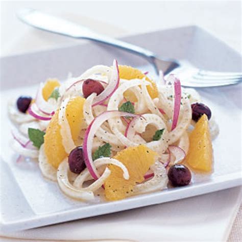Sicilian Fennel And Orange Salad With Red Onion And Mint Recipe