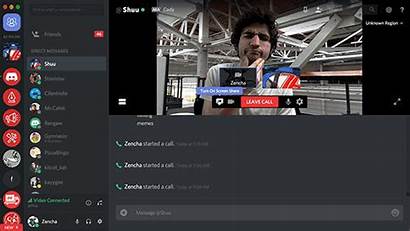 Discord Screen Chat Sharing Gaming Calls App