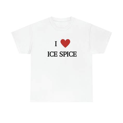 I Love Ice Spice I Heart Ice Spice Ice Spice Music Tiktok Etsy México