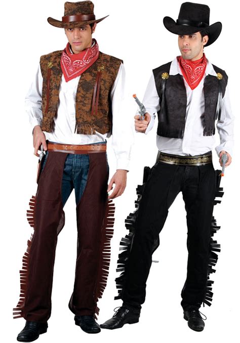 Western Cowboy Costume Mens Wild West Sheriff Adult Rodeo Fancy Dress