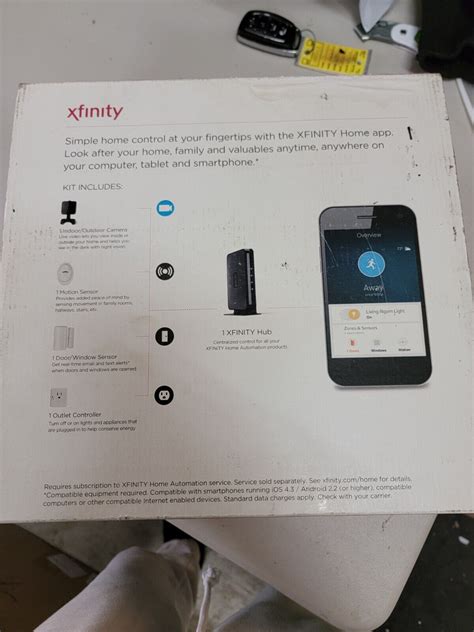 Xfinity Home Automation Base Kit (Missing camera/window sensor) | eBay