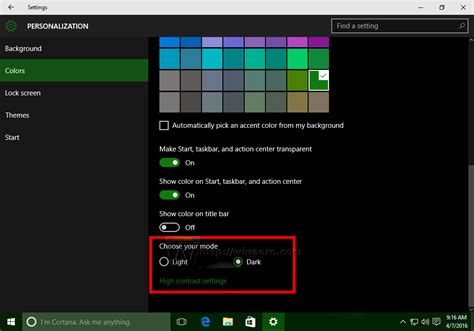 How To Enable Windows 10 Hidden Dark Theme By Using Registry Editor In