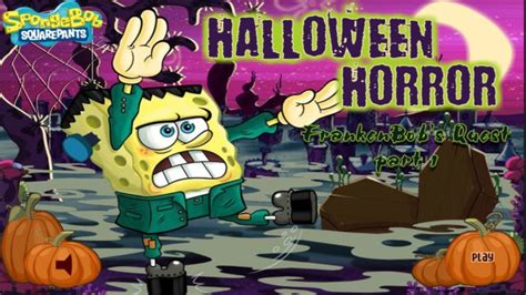 Spongebob Squarepants Halloween Horror Frankenbobs Quest
