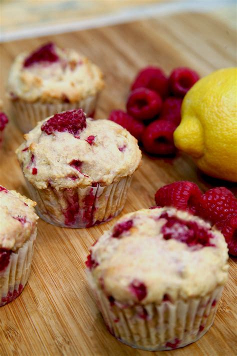 Recipe For Low Sugar High Protein Lemon Raspberry Muffins