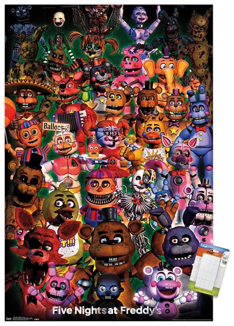 Five Nights At Freddys Ultimate Group Wall Poster 22375 X 34