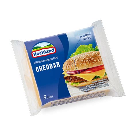 Hochland Processed Cheddar Cheese Food Slices G