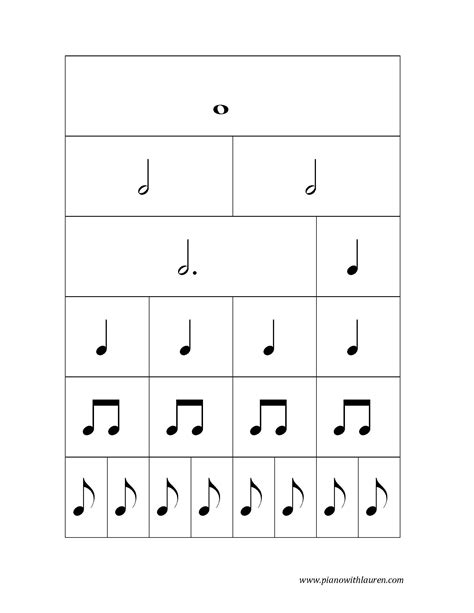 Musical Notes And Values