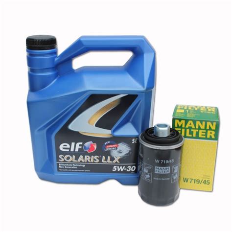 Mann Oil Filter W71945 Engine Oil Llx5w 30 Kit Mann Filter Elf