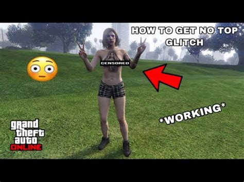 New How To Get No Top On Female Character In Gta Online Ps Xbox