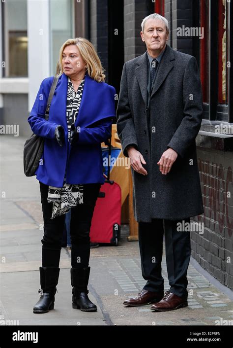 Nicholas Lyndhurst And Amanda Redman Filming For Bbc Series New Tricks