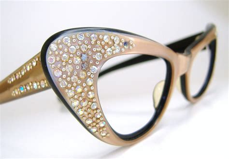 Vintage 50s Pink Cat Eye Eyeglasses Frame Vintage Eye Glasses Vintage Eyeglasses Eyeglasses