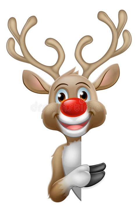 Christmas Reindeer Emoticon Emoji Stock Vector Illustration Of Nose