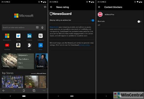 Chromium Based Microsoft Edge For Android Now Available Wincentral