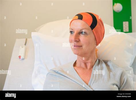 Patient Receiving Out Patient Chemotherapy Treatment Stock Photo Alamy