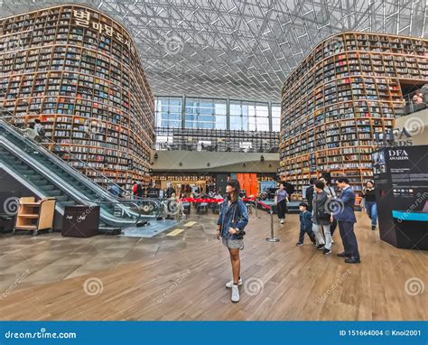 View Of Starfield Library In Starfield Coex Mall Editorial Stock Photo