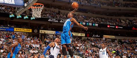 Kevin Durant Dunk Thunder Basket Retro