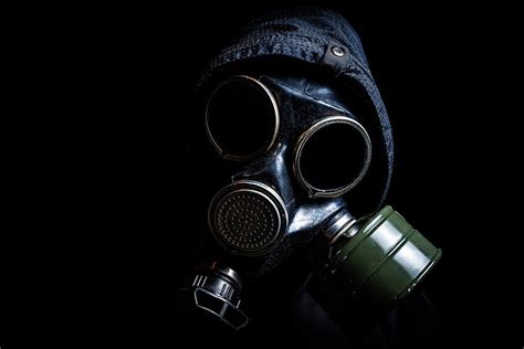 Toxic Anime Girl With Gas Mask