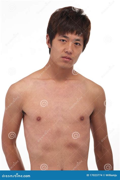 Naken Asiatisk Man Arkivfoto Bild Av Kines Asiatisk