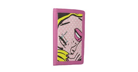 Cry Me A River Pop Art Wallet Zazzle