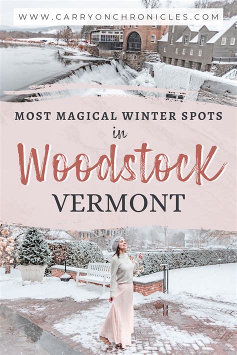 Where To Experience The Magic Of Woodstock Vermont In Winter In 2020