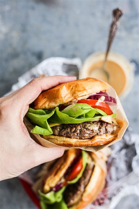 Juicy Indoor Burgers with Burger Sauce - The Defined Dish