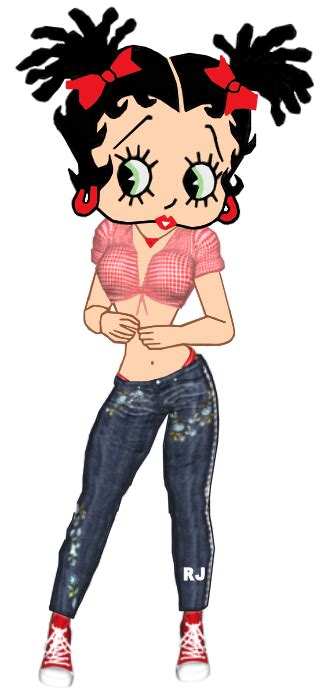 Bb With Blue Jeans African American Betty Boop Betty Boop Vintage