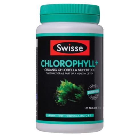 Swisse Chlorophyll 100 Tablets Birkenhead Health Plus