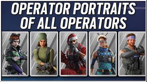 Operator Portraits Of All Operators First Look At Operator Portraits